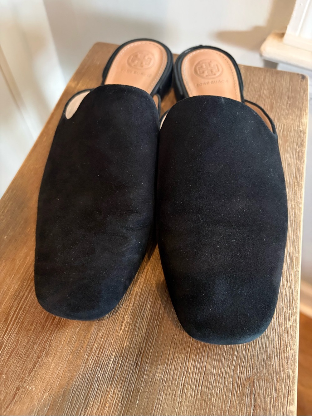 Tory Burch Carlotta Suede Mule Slide - Picture 2 of 8